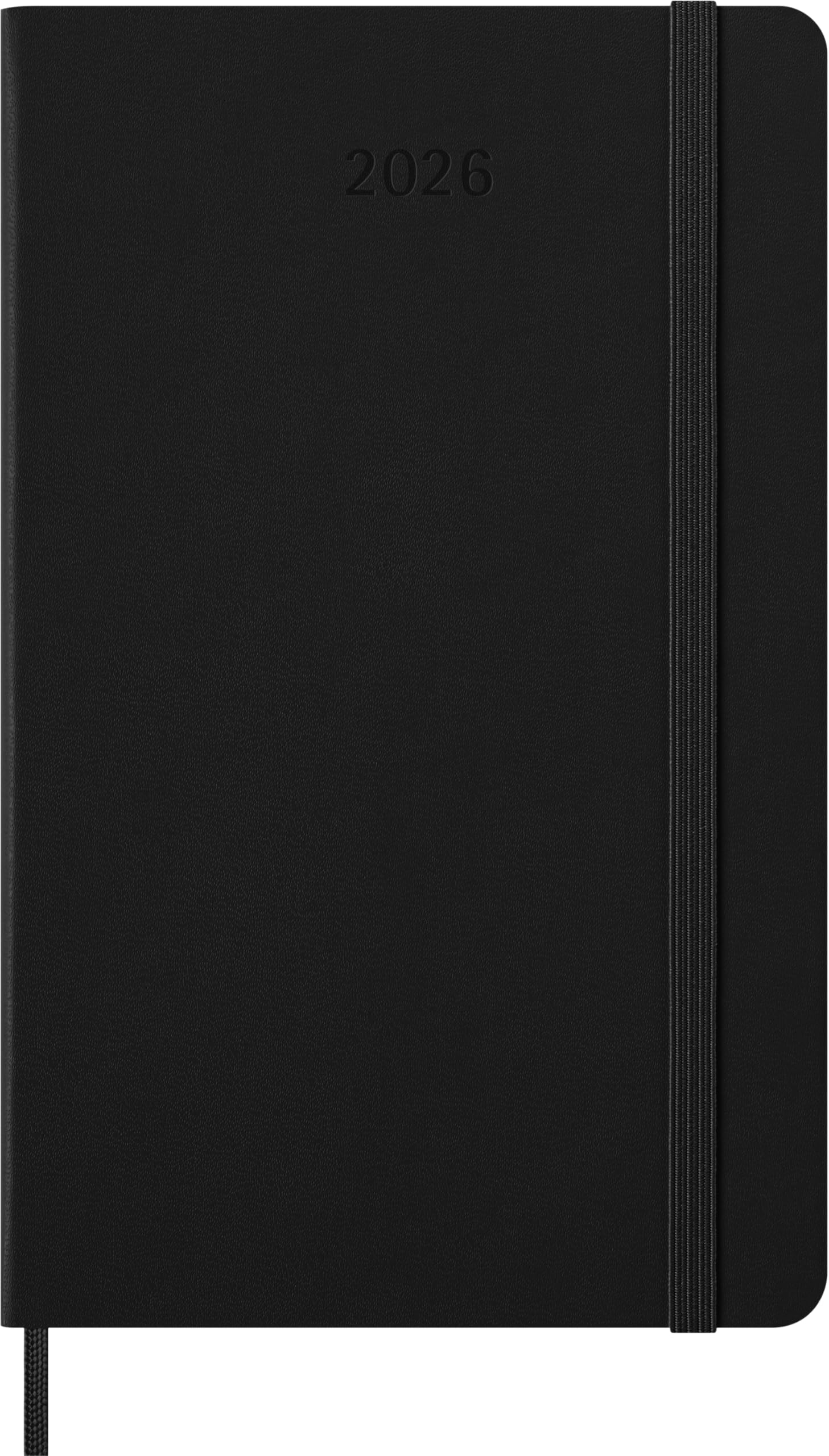 Moleskine Classic 12 Month 2026 Daily Planner, Hard Cover, Large (5" x 8.25"), Black, 400 pages