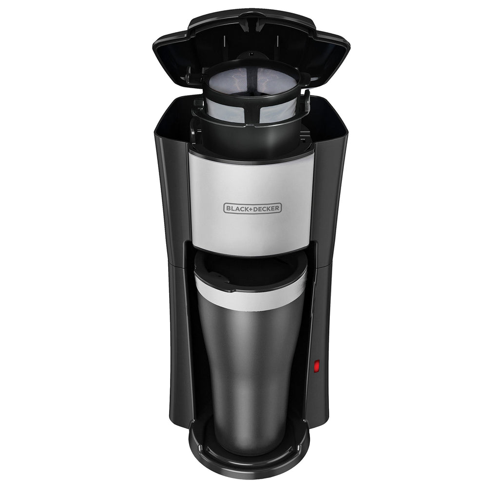 BLACK+DECKER CM618C Single Serve Coffee Maker, Black