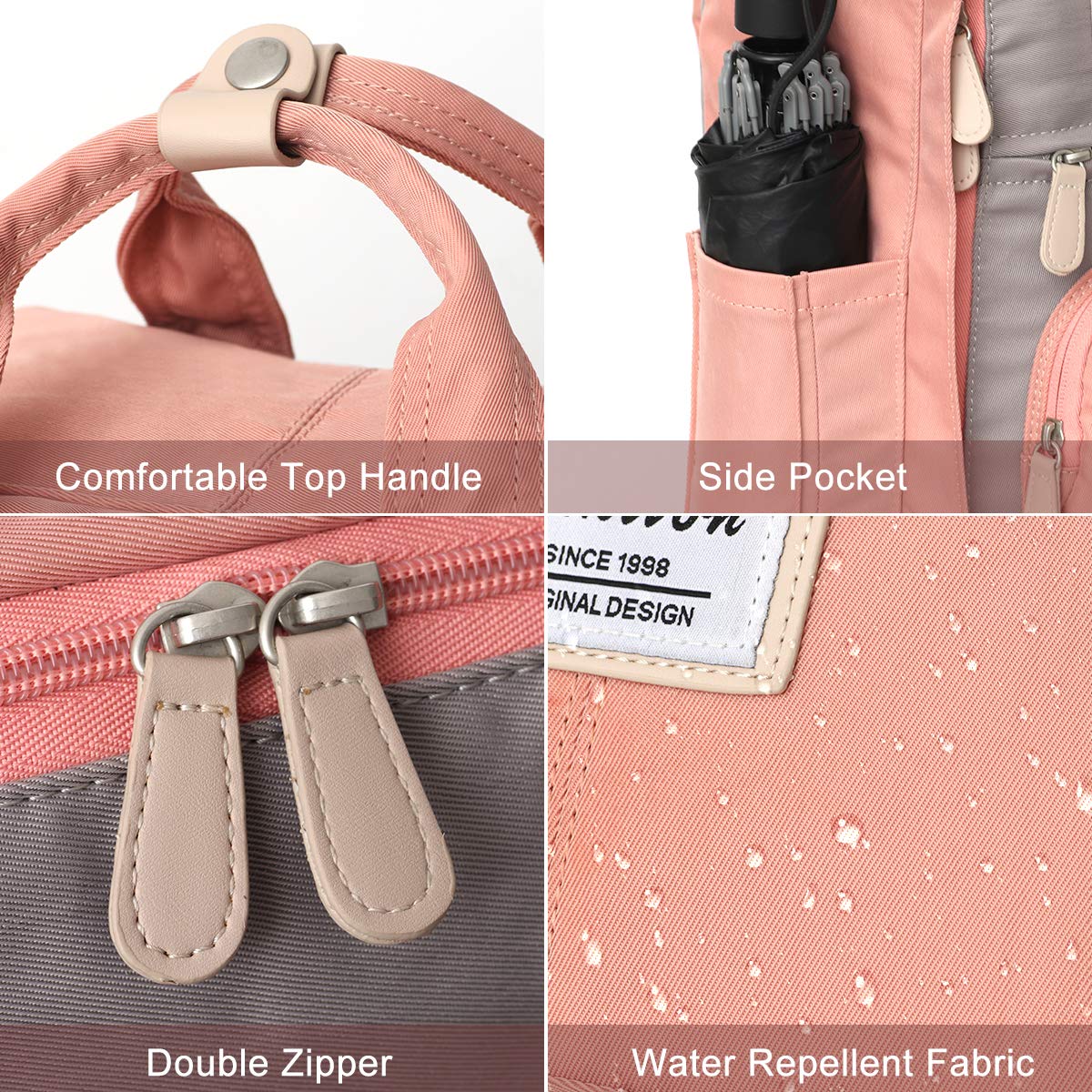Backpack Women 15.6" School Backpack for Girls Schoolbag Student,Computer Backpack for Work Travel Business College,Bookbag for University for Teacher,Nurse