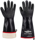 RAPICCA BBQ Gloves Oven Mitts-Smoker, Grill, Cooking Barbecue,Handling Heat Food Right on Your Fryer, Grill or Oven. Waterproof, Heat Resistant, Fireproof, Oil Resistant Neoprene Coating 14-Inch XL