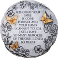 Spoontiques Bronze Butterfly Step Stone Outdoor Garden Décor
