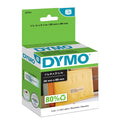 DYMO LabelWriter Address Labels, Clear, 1-1/8" x 3-1/2", 1 Roll/Box, 130 Labels/Roll (30254)