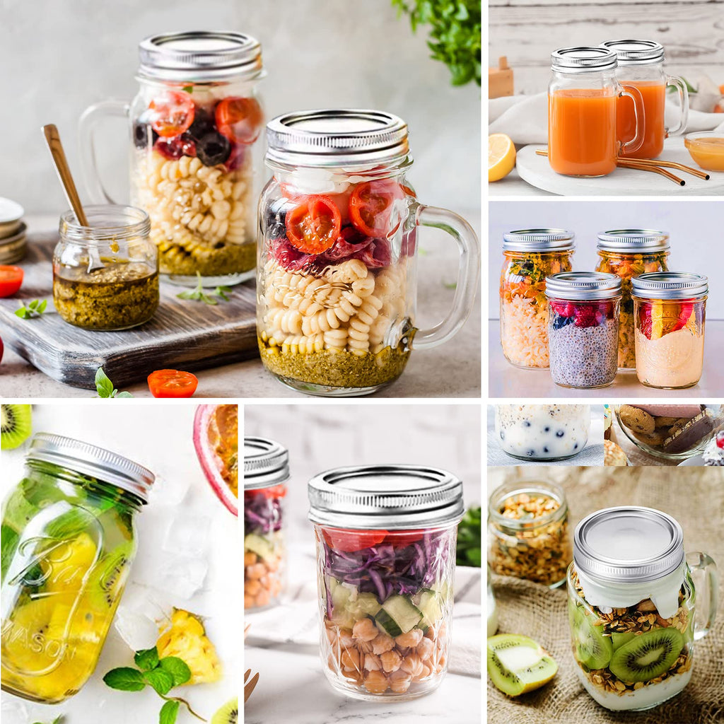 Compatible with Mason Jar Lids,moinkerin 120 Pcs Canning Lids Regular Mouth 70mm Canning Jar Lids Couvercle Pot for Ball Cans, Home Canning, Food Storage