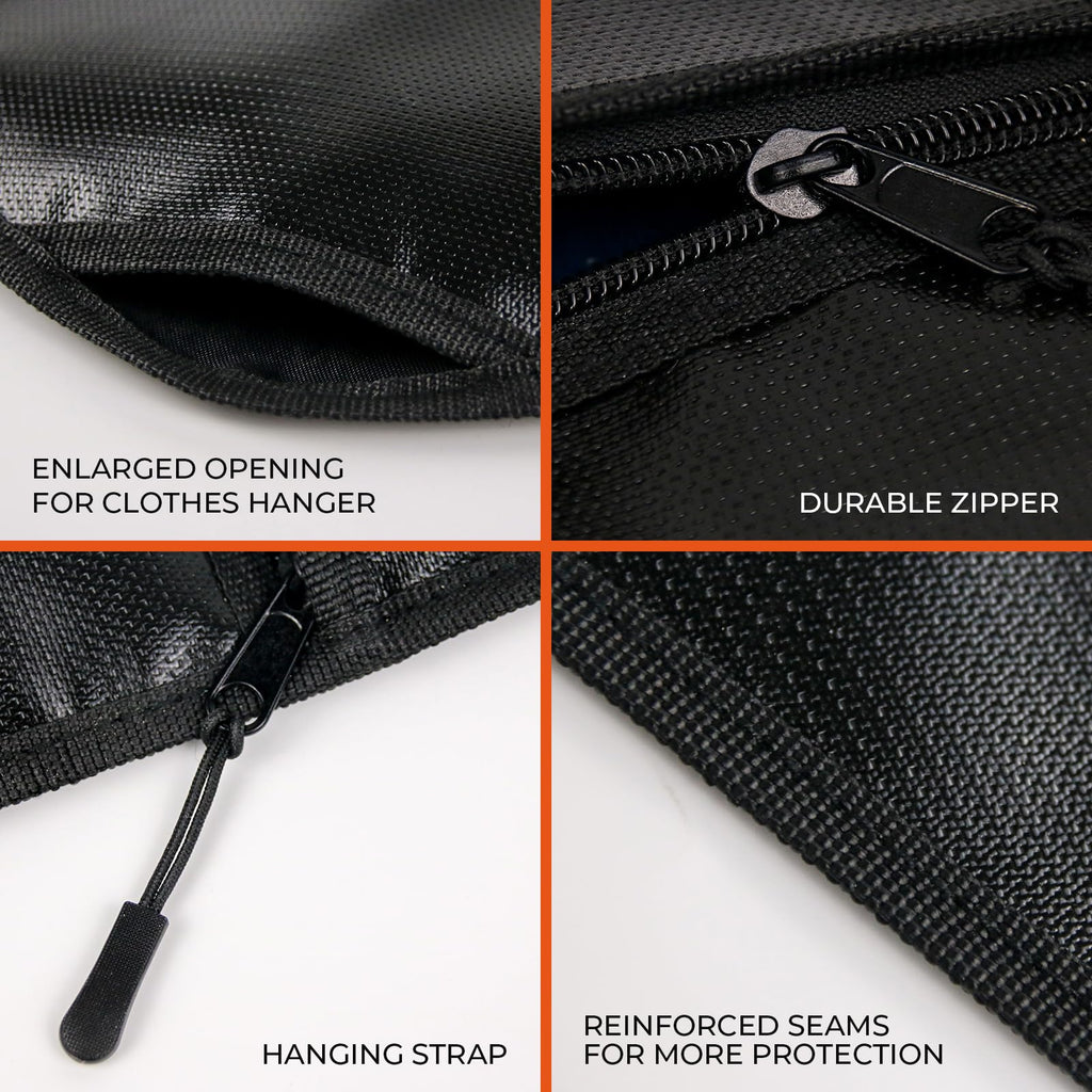 ROLOWAY Hanger Diversion Safe - Fireproof With Hidden Pocket for Jewelry, Money Storage - Secret Compartment Under Clothes to Hide Items for Home or Travel
