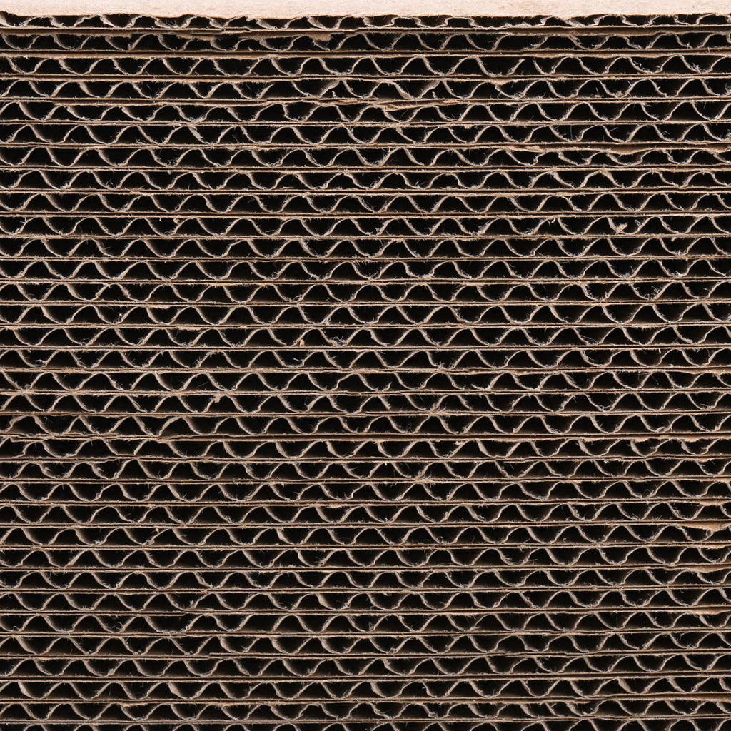 Hacaroa 50 Pack Corrugated Cardboard Sheets 2mm Thick, 12" x 12" Flat Inserts Square Cardboard Filler Pads for Mailing, Packing, Shipping, Craft, Brown