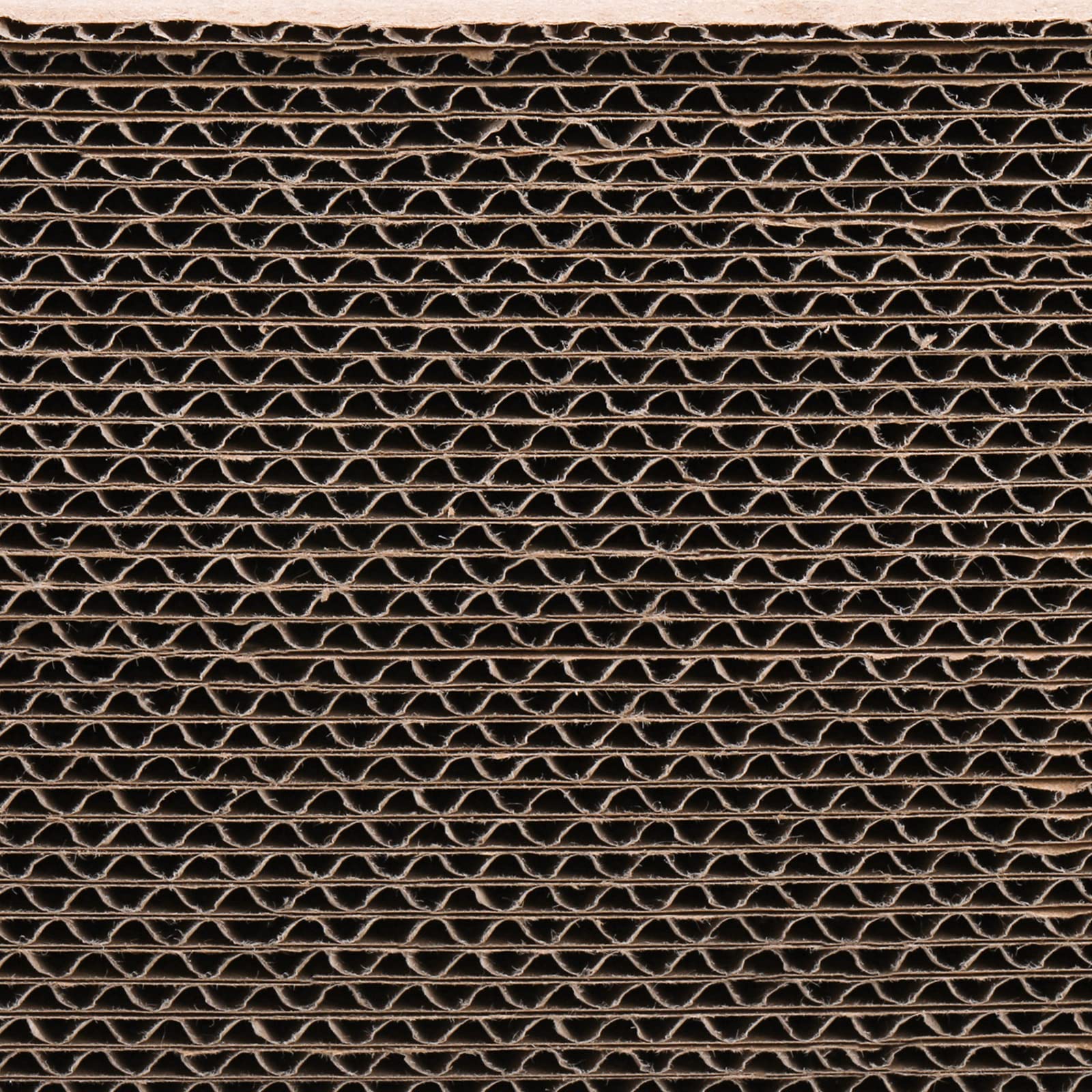 Hacaroa 50 Pack Corrugated Cardboard Sheets 2mm Thick, 12" x 12" Flat Inserts Square Cardboard Filler Pads for Mailing, Packing, Shipping, Craft, Brown