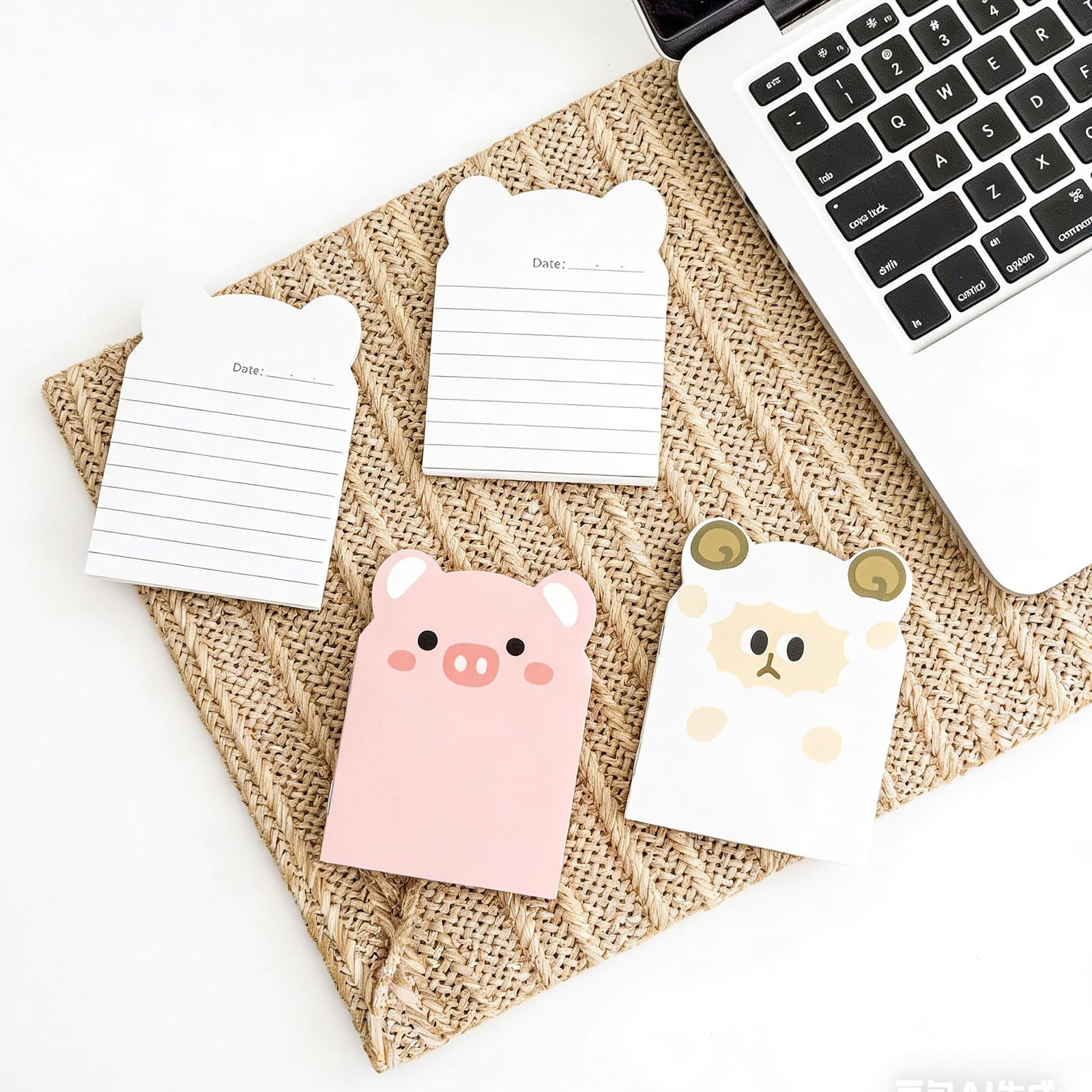 MAKIOTEKO 30 Packs Mini Animal Notebooks, Cute notebooks for kids Bulk Cartoon Frog Puppy Pig Chick Cow Notepad Themed Party Favors for School Christmas Supplies