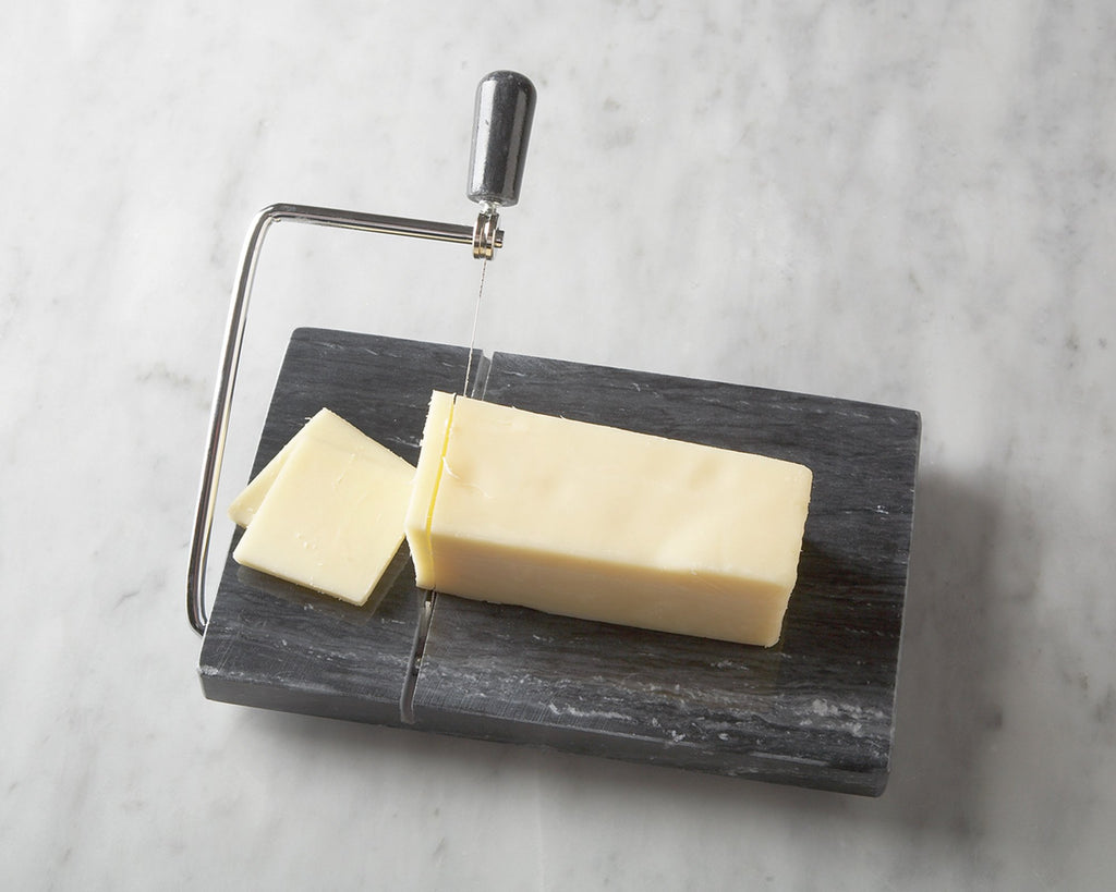 Fox Run 3832 Cheese Slicer with Replacement Wires, Marble, Black 8" x 5"