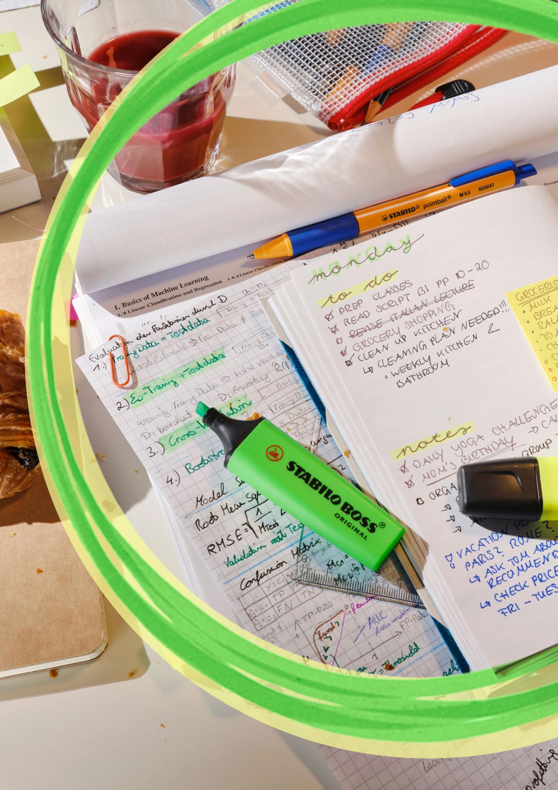 Stabilo Boss Highlighter Deskset - 15 Highlighters