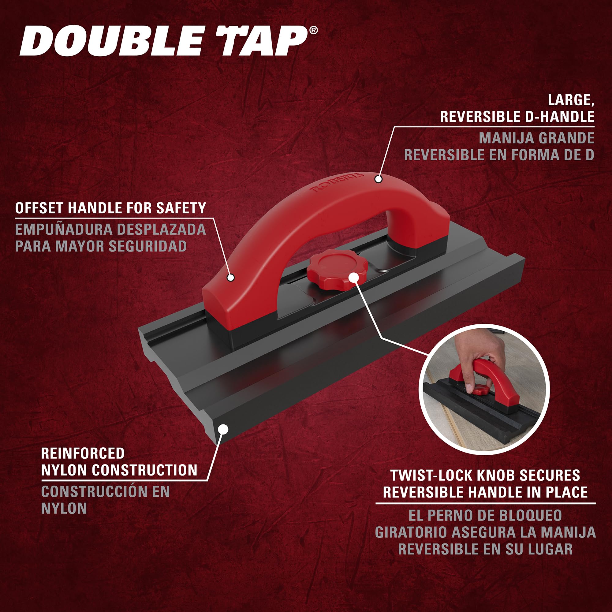 ROBERTS 10-49 Double Tap Reversible Tapping Block
