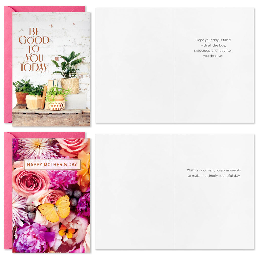 Hallmark Mother's Day Card Assortment (24 Cards with Envelopes) Plants and Flowers