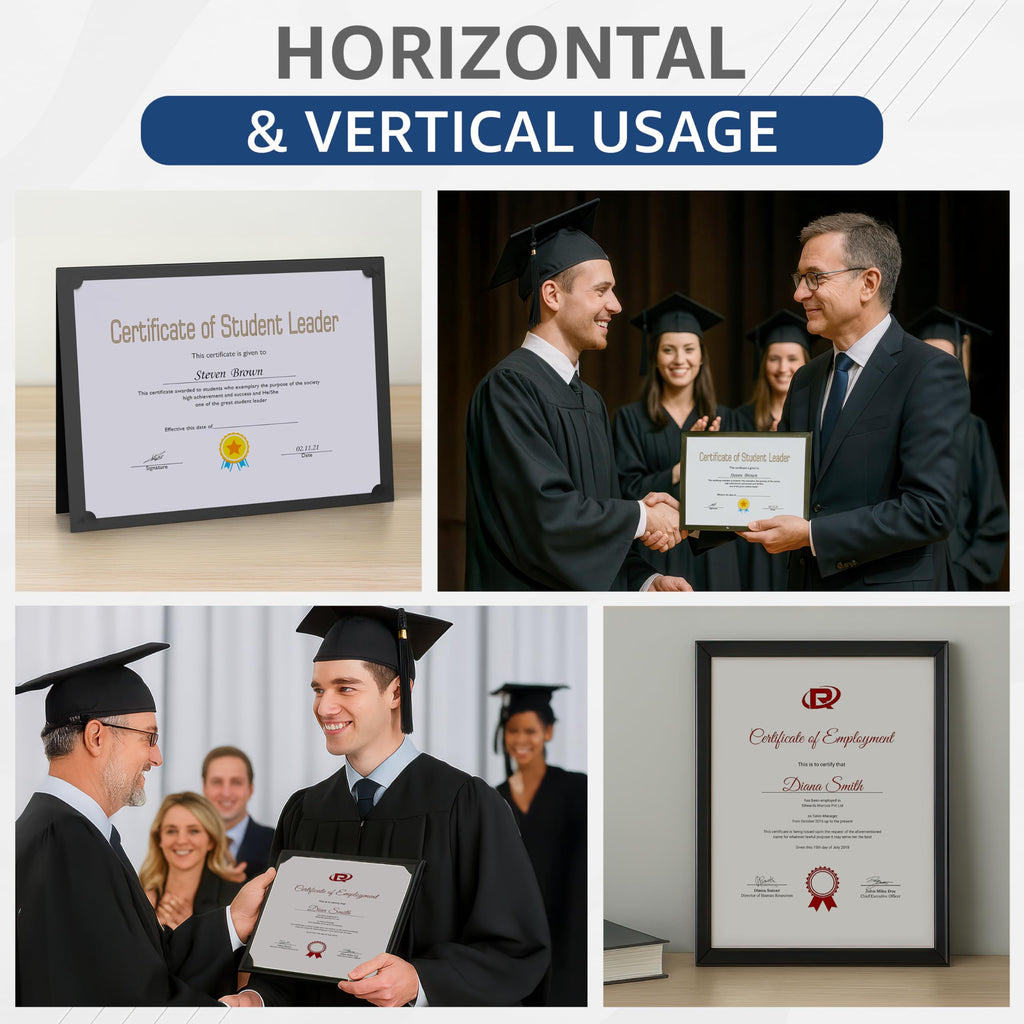 50 Certificate Paper 8.5 x 11 for Printing - Blank Certificate Papers for Award Certificates & Diploma Paper - Premium White Award Papers Cardstock for Awards & Certificates Graduation