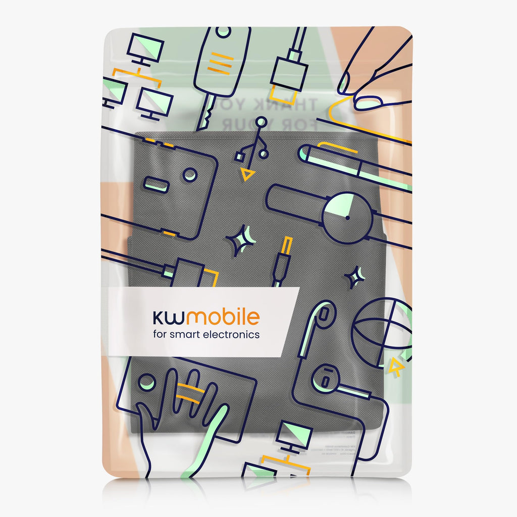 kwmobile Monitor Cover Compatible with 27-28" monitor - Dust Cover Computer Screen Protector - Black