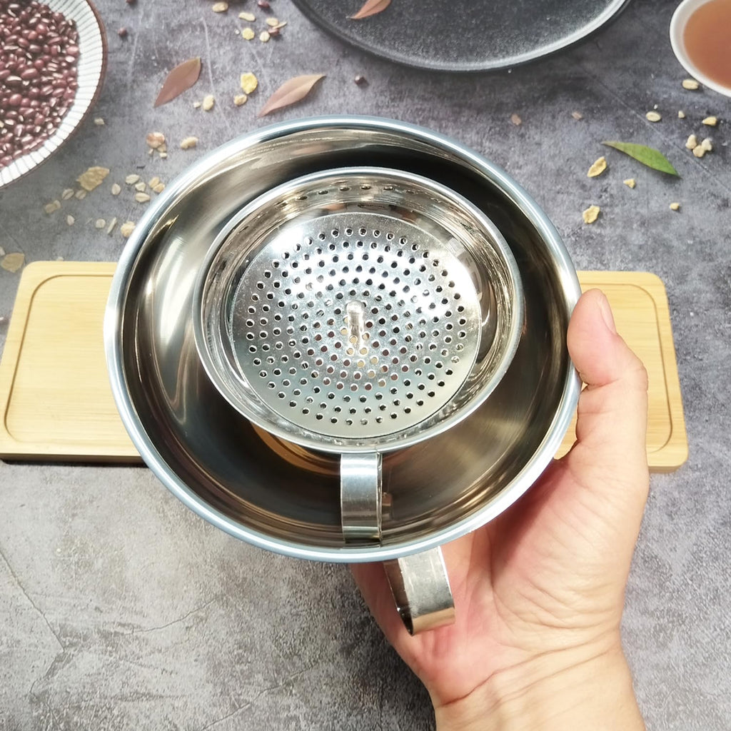 AMZVIO 3PCS Canning Funnel with Strainer for Wide and Regular Mason Jar,Wide Mouth Metal Funnels for Kitchen Use, Stainless Steel Funnels for Filling Bottles Mason Jars (Wide Funnel Set)