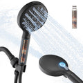 ANNWA Filtered Shower Head with Multi-Spray Modes, High Pressure Handheld Showerhead Filter for Hard Water Filtering Showerhead with Hose(N8HS702MB)