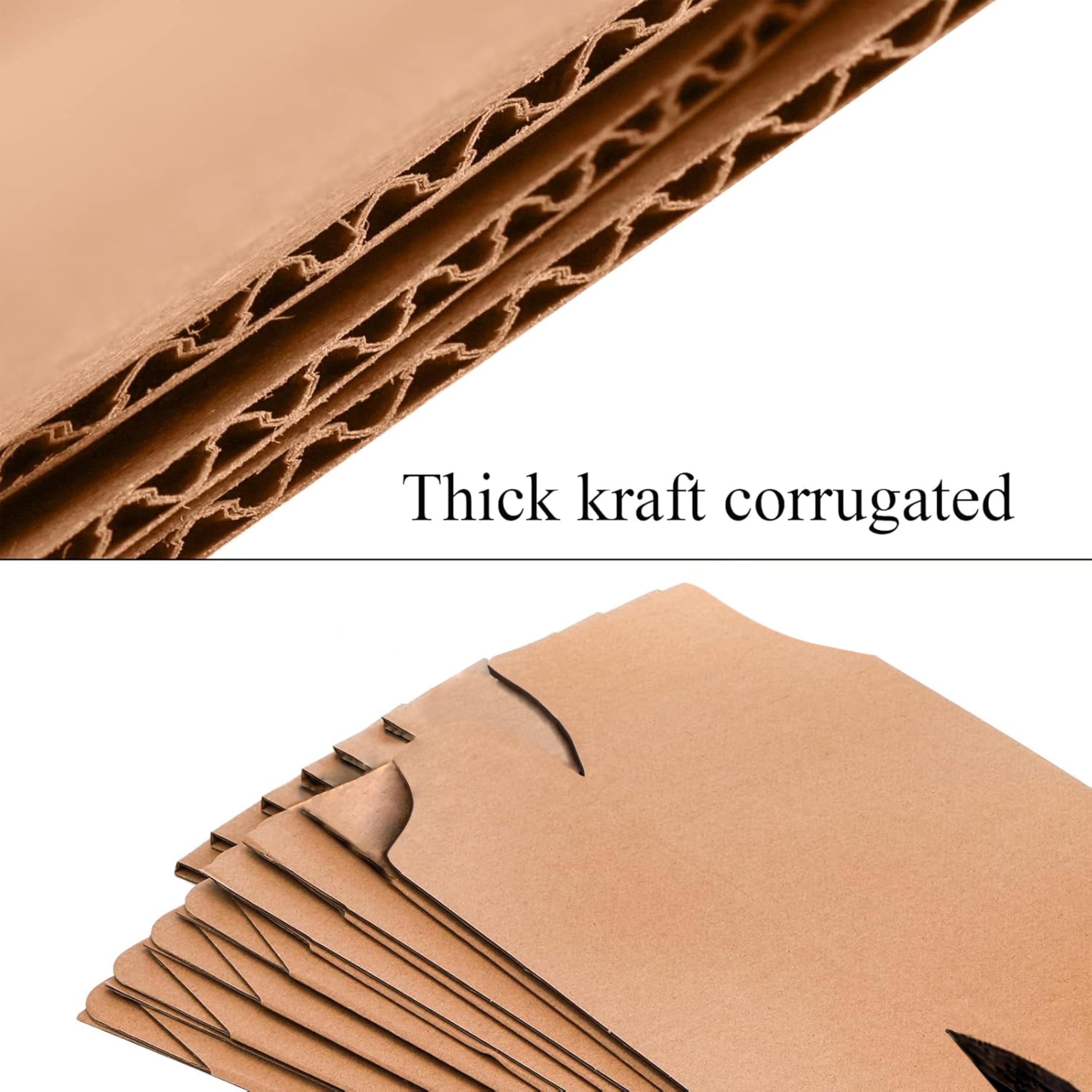 Cedilis 25 Pack 9x6x4 Inches Shipping Boxes, Small Corrugated Cardboard Box, Brown Cardboard Mailing Boxes, Thick Corrugated Mailer Boxes for Shipping Packing Small Business, Recyclable