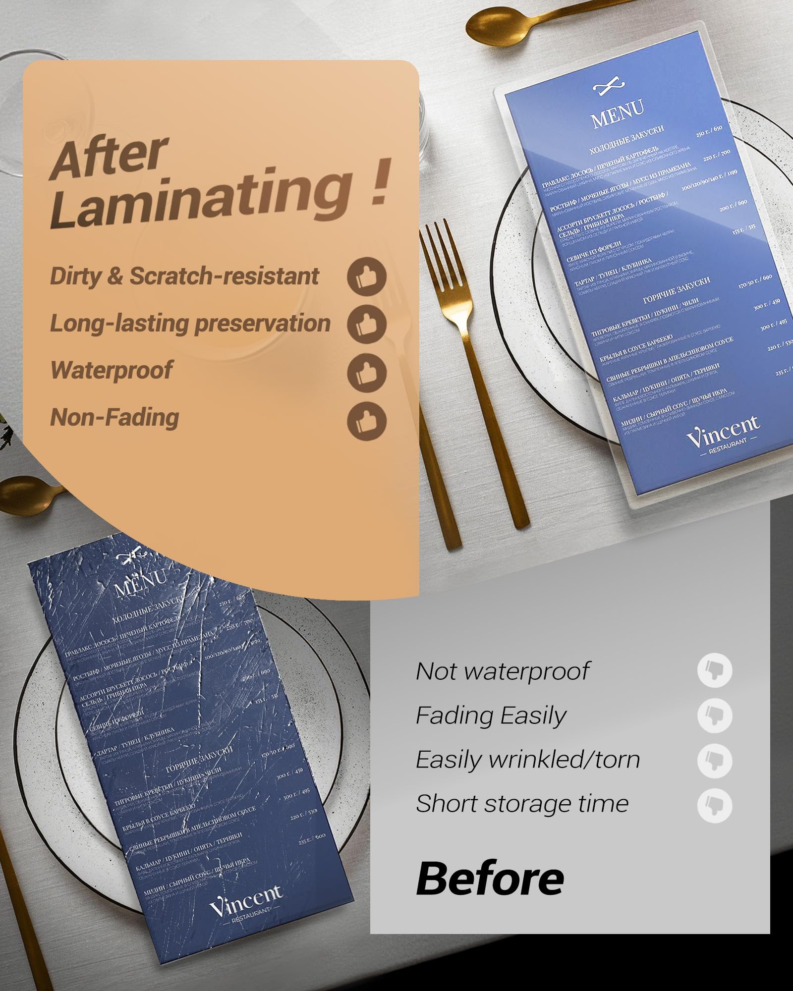 Uinkit Thermal Laminating Pouches 3Mil 11.5x17.5 Inches A3 Laminating Sheets for Extra Protection for Sealed A3 11x17 Photo and documents 100 Sheets Pack, Clear. (100, 11.5x17.5"-A3 Size)