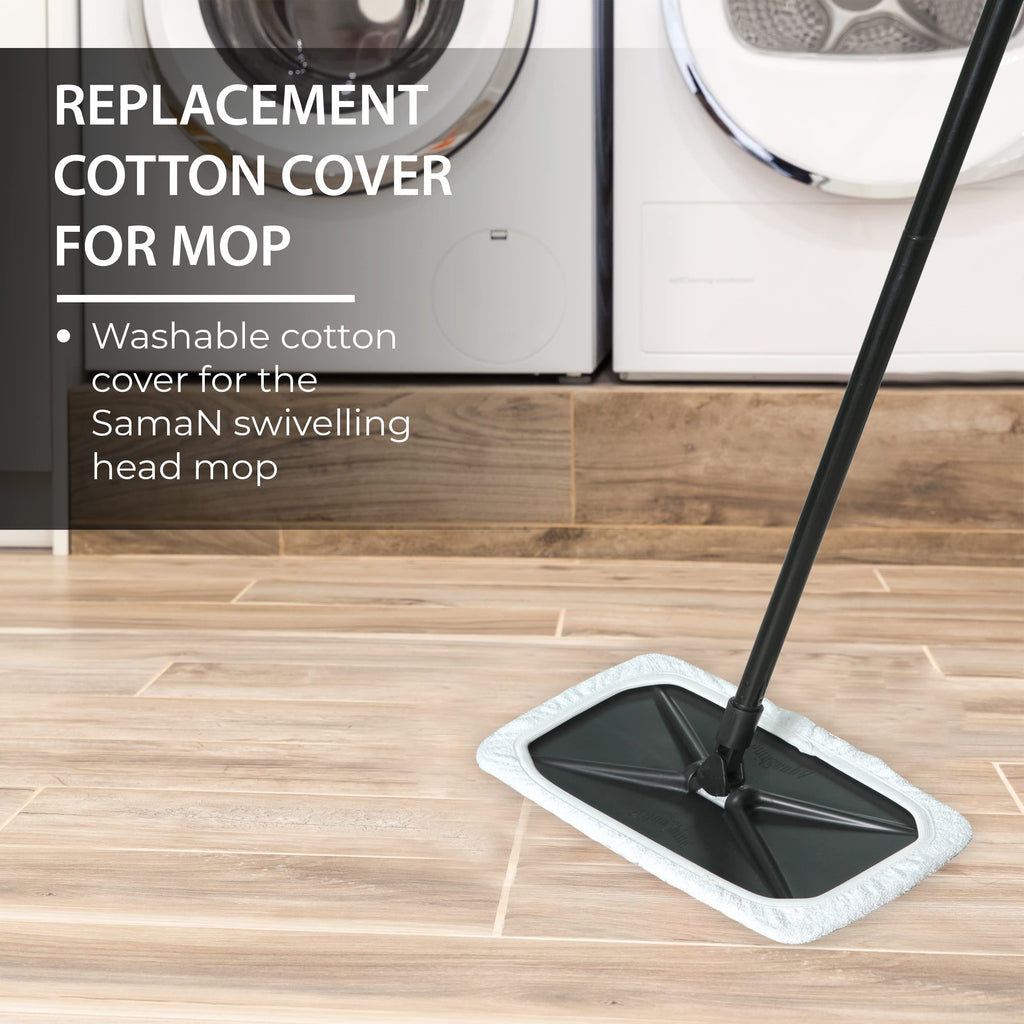 SamaN Terry Cloth mop Cover – Replacement Cover for The Mop Cover of The Aquashine Maintenance Kit 43220