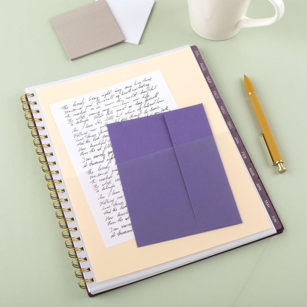 Cambridge Planner 2026-2027 Weekly & Monthly Academic 12-Month July-June, 8-1/2" x 11", Stria (1797-905A)