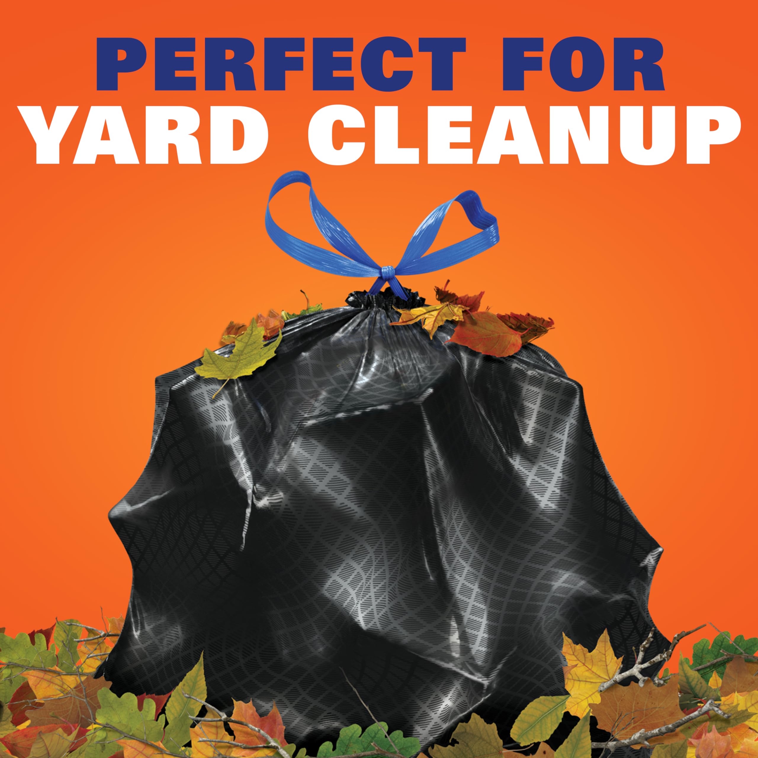 Hefty Ultra Strong Trash Bags (Lawn and Leaf, Drawstring, 39 Gallon, 16 Count)