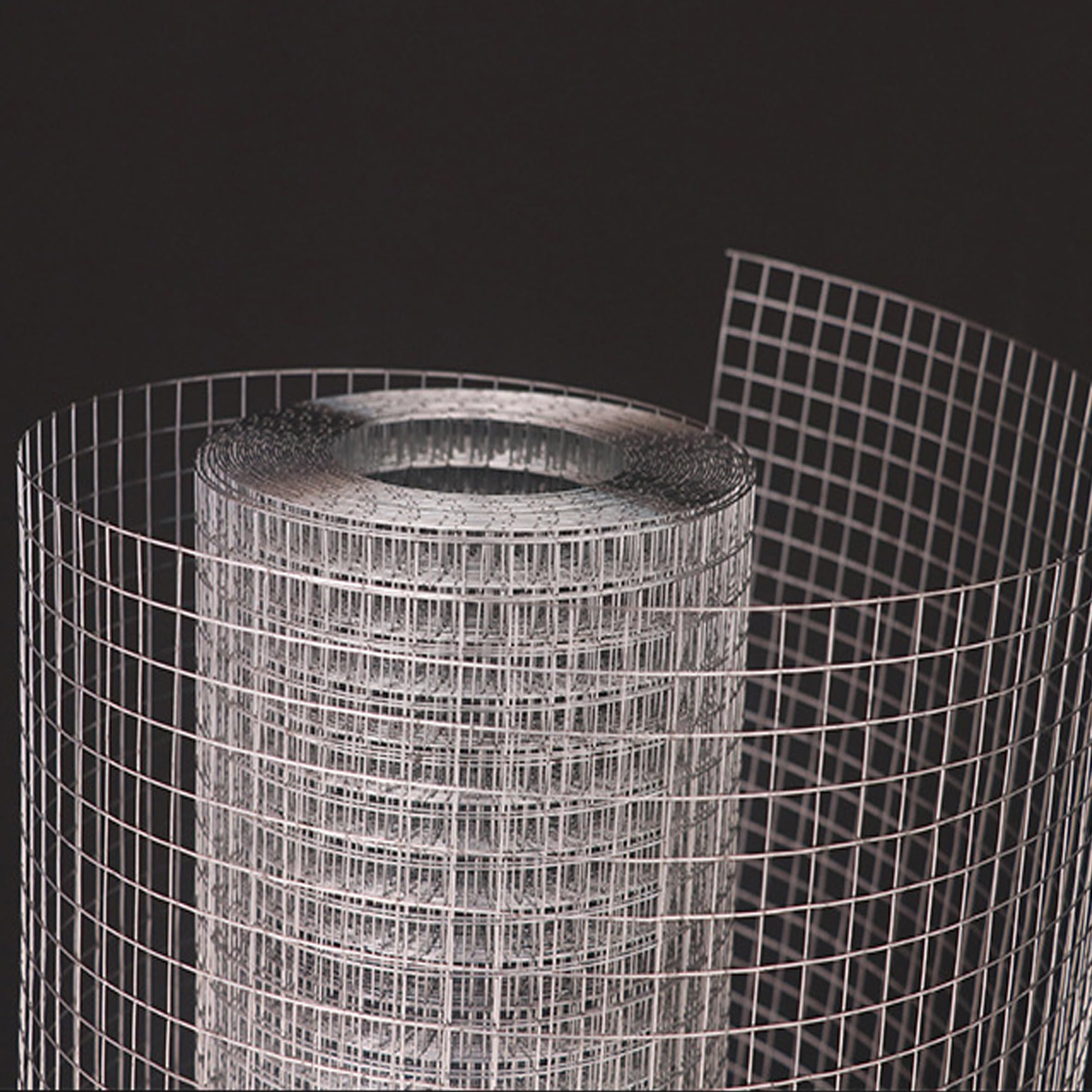 0.3*7m Hardware Cloth Wire Fence Roll Chicken Wire Mesh Stainless Steel Galvanized Garden Chicken Mesh Welded for Poultry Netting Cage Protection Plants Supports Hot Dipped Roll Fencing Rabbit Cages