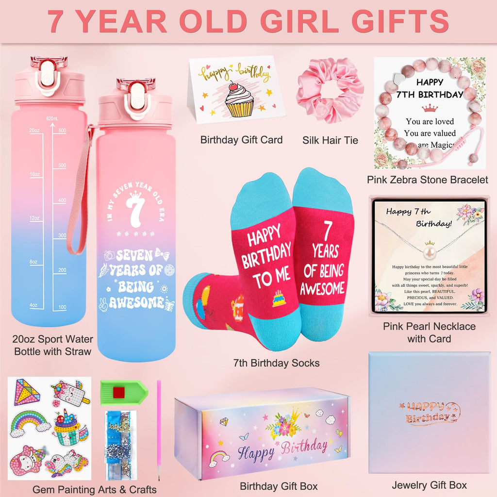 7 Year Old Girl Gift Ideas, Gifts for 7 Year Old Girls, 7th Birthday Gifts for Girls, Daughter, Granddaughter, Niece