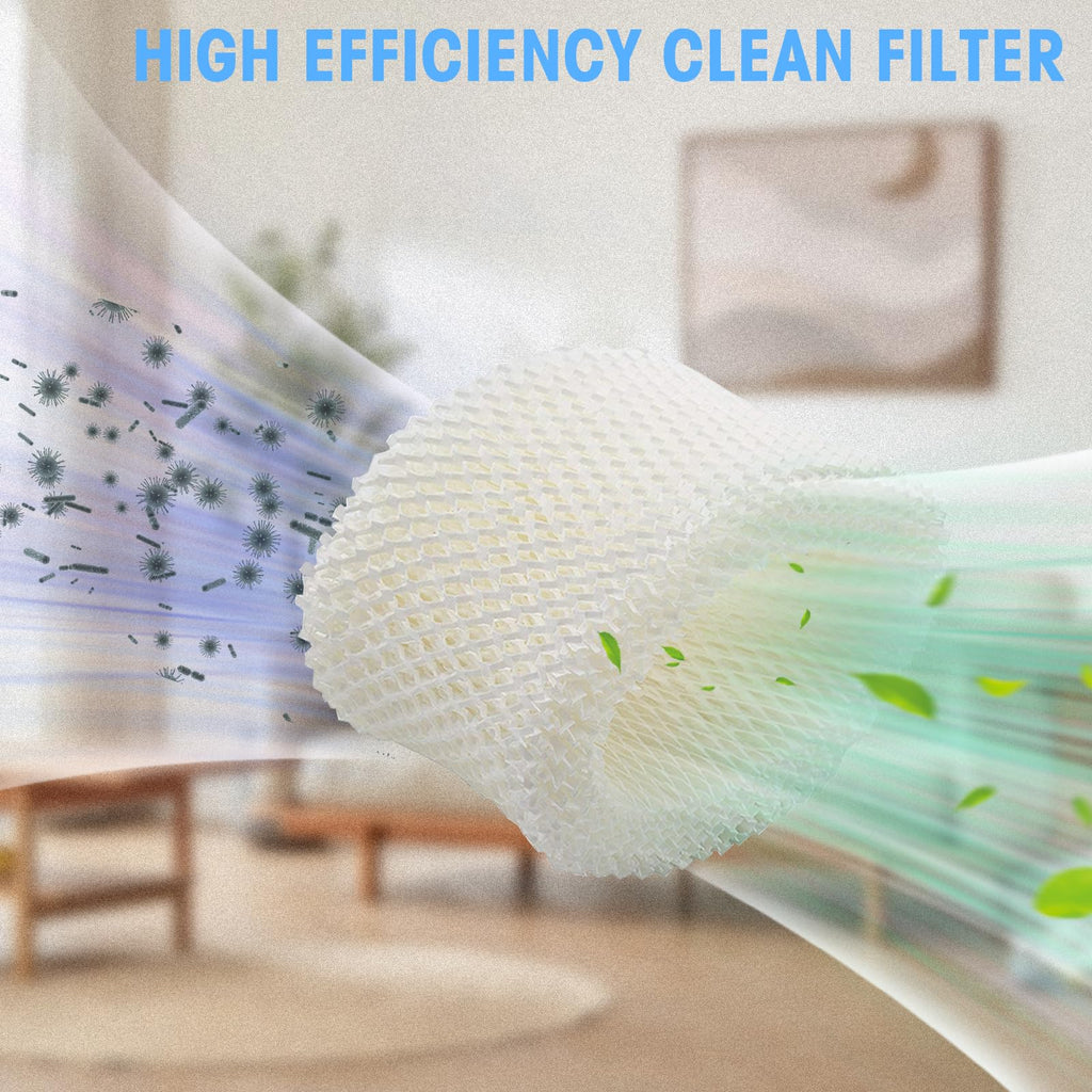 4 Pack Humidifier Wicking White Filter Compatible with Honeywell HCM350 HAC-504 HAC-504AW HAC504V1 Filter Replacement for Honeywell Filter HCM 350 Cool Mist Humidifiers