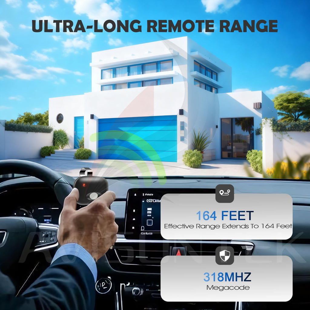 2 for MCT-11 Linear Garage Door Opener Remote 3-Year-Warranty