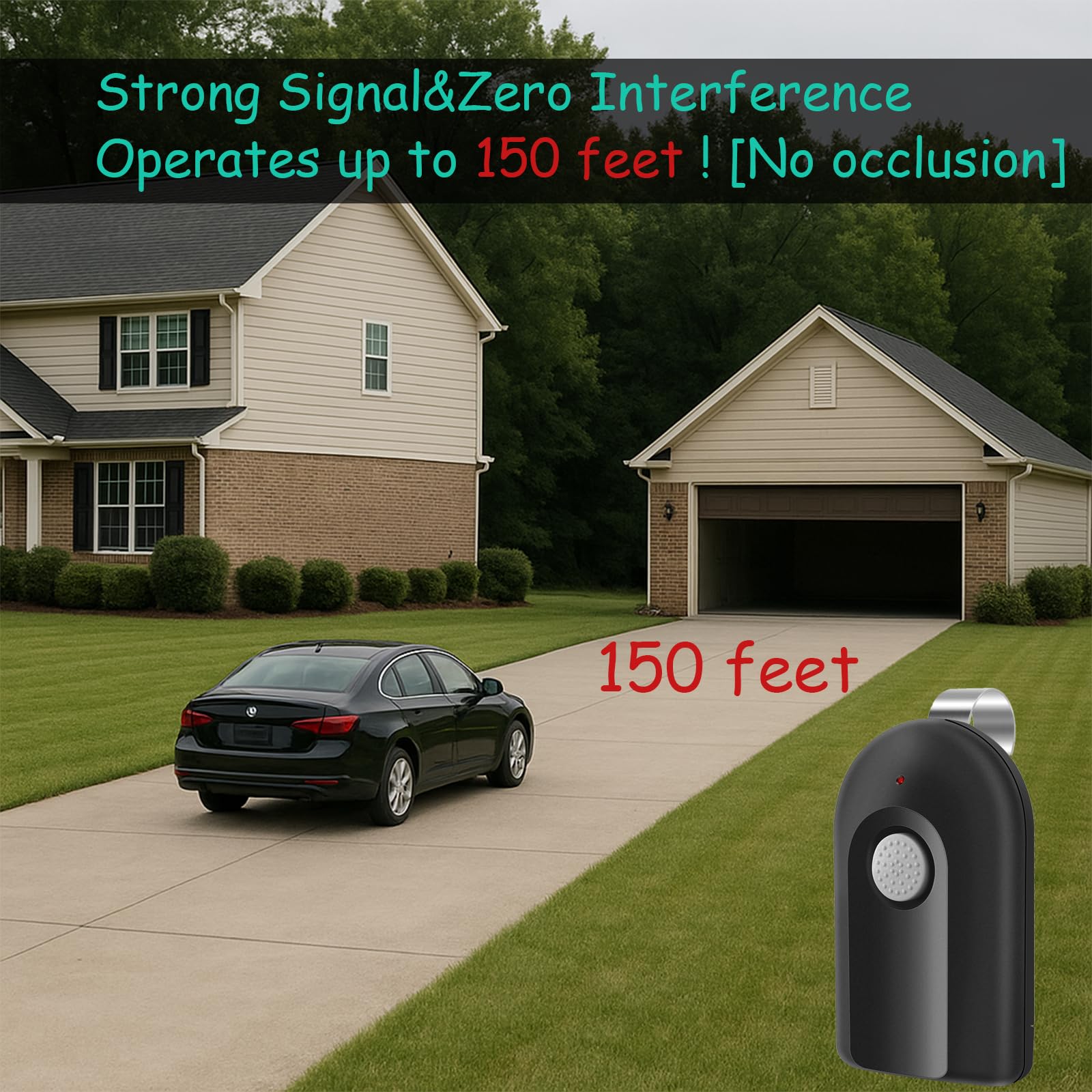 Datonten Garage Door Opener Remote,Replacement for ACSCTG Type 1,GIT-1,390MHZ,2 Pack