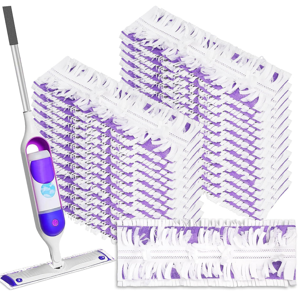 25 Count Disposable Power Mop Refills Compatible with Swiffer Power Mop Multi-Surface Power Mop Replacement Pads Wood Floor Powermop Pads Refills for Floor Cleaning, Unscented