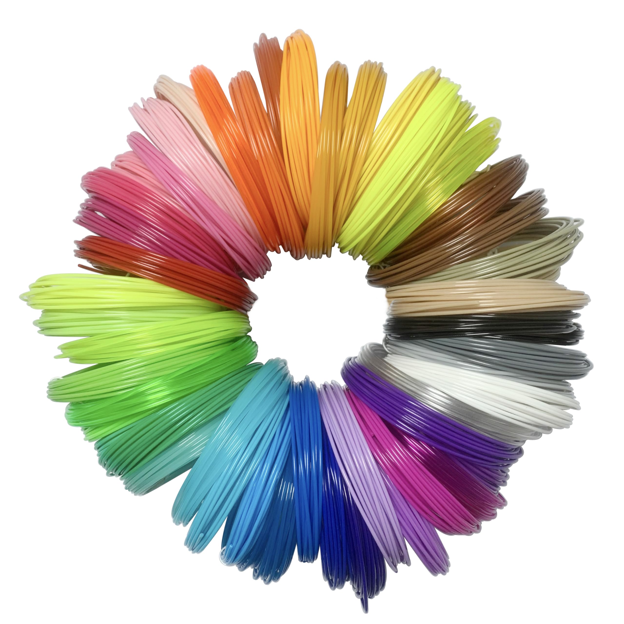 fuentai 3D Pen Print Filament - 20 Bundle PLA Refills for 3D Printing - Ideal for Art, Crafts, Doodler to Create - is Great Birthday and Christmas Gifts for Kids