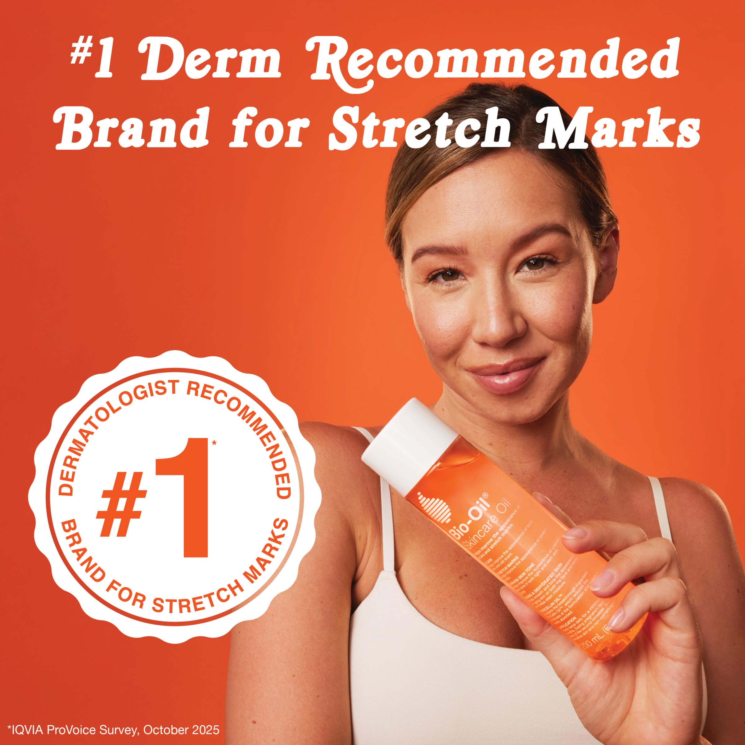 Bio-Oil Skincare Body Oil, Moisturizer for Scars and Stretchmarks, Hydrates Skin, Non-Greasy, Dermatologist Recommended, Non-Comedogenic, For All Skin Types, with Vitamin A, E, 4.2 Ounce (Pack of 1)