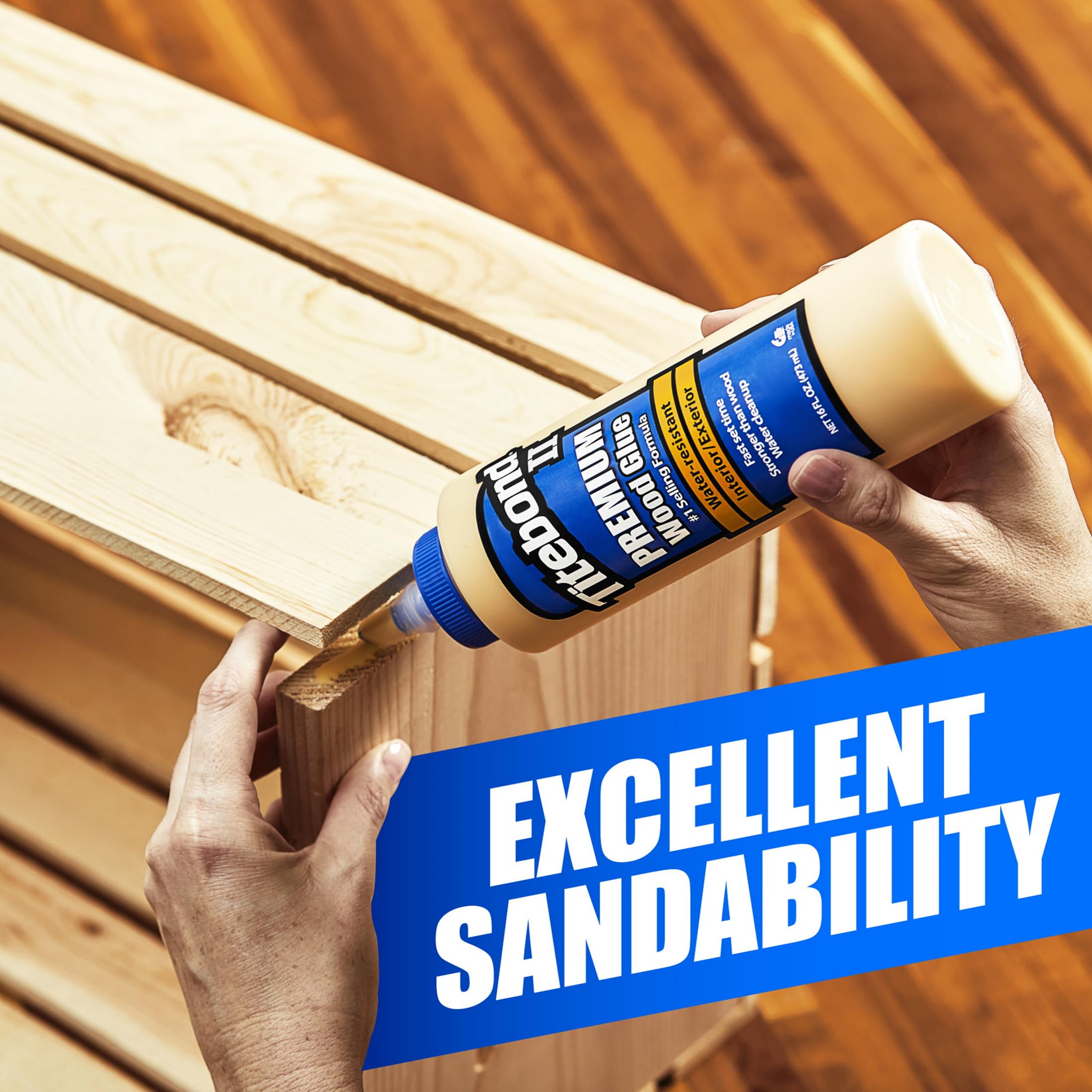Franklin 5004 Titebond II Premium Wood Glue, 16-Ounces