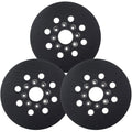 5 Inch Sander Pad Replacement Compatible with Bosch Orbital Sander ROS10 ROS20VS ROS20VSC ROS20VSK ROS20, 8 Hole Hook & Loop Sanding Backing Pad Compatible with Bosch RS035 & RS034(3 Pcs)