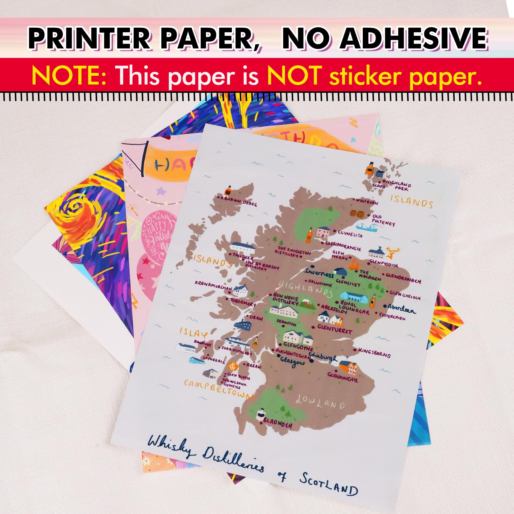KOALA PAPER Printable Waterproof Paper for Inkjet Printer, 11x17 In 30 Sheets Matte White Vinyl Printer Paper, Non-Tearable, Durable, Quick Drying