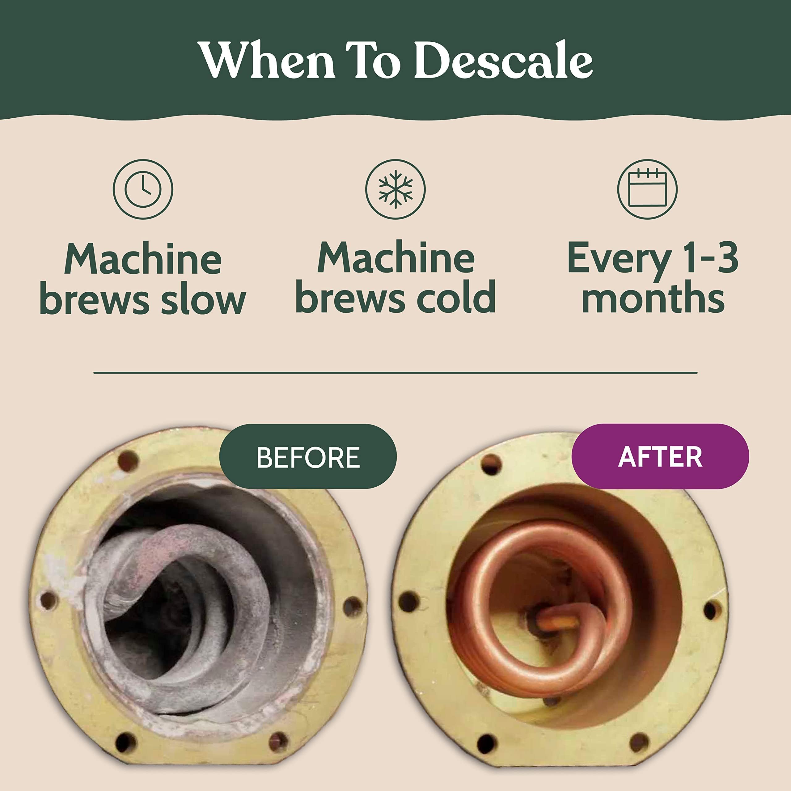 Roobi Compatible Descaling Solution for Breville. Specially Formulated to Clean & Descale your Breville Machine. 2 Uses per Bottle, 2 Pack. Eco-Friendly Carbon Neutral Maintenance Kit.