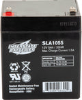 Interstate Batteries 12V 5Ah Battery (SLA1055) - SLA/AGM Replacement Battery for Alarm Systems, Security, Garage Door Openers for Chamberlain, Genie, Liftmaster, Craftsman, Workhorse (F1 Terminals)