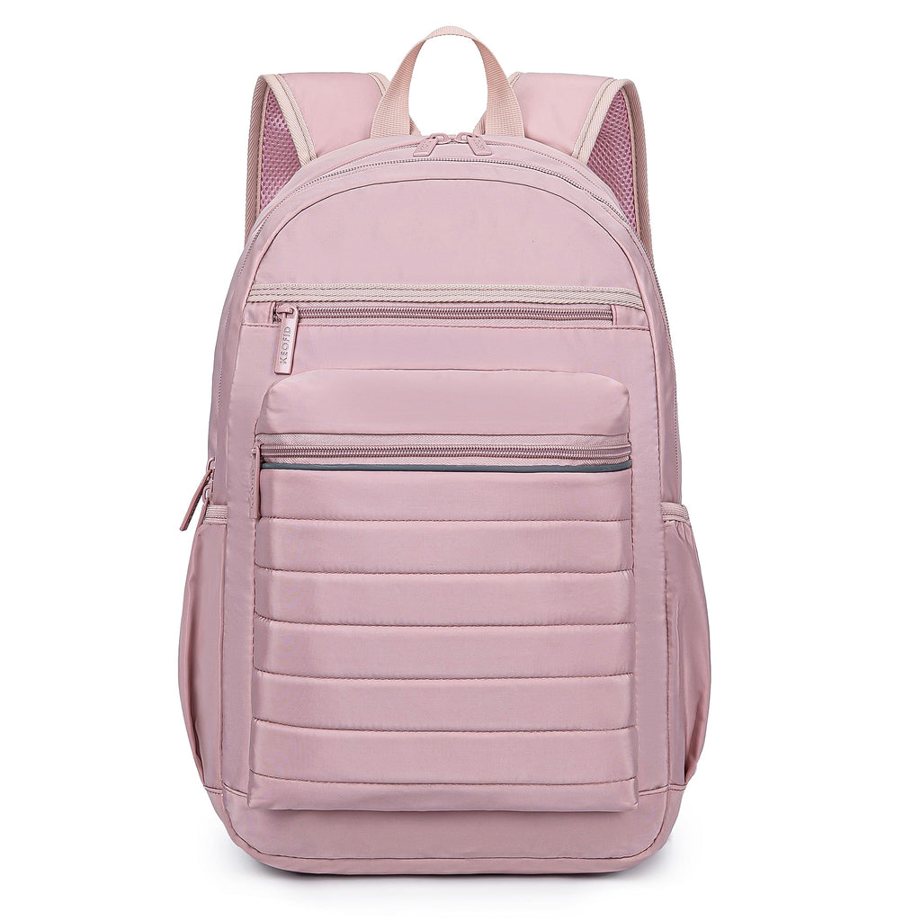 KEOFID Anti-Thief Travel Backpack for Men and Women, Backpack Purse for Women, Fashion Backpack, Casual Backpack for College(Light Pink)