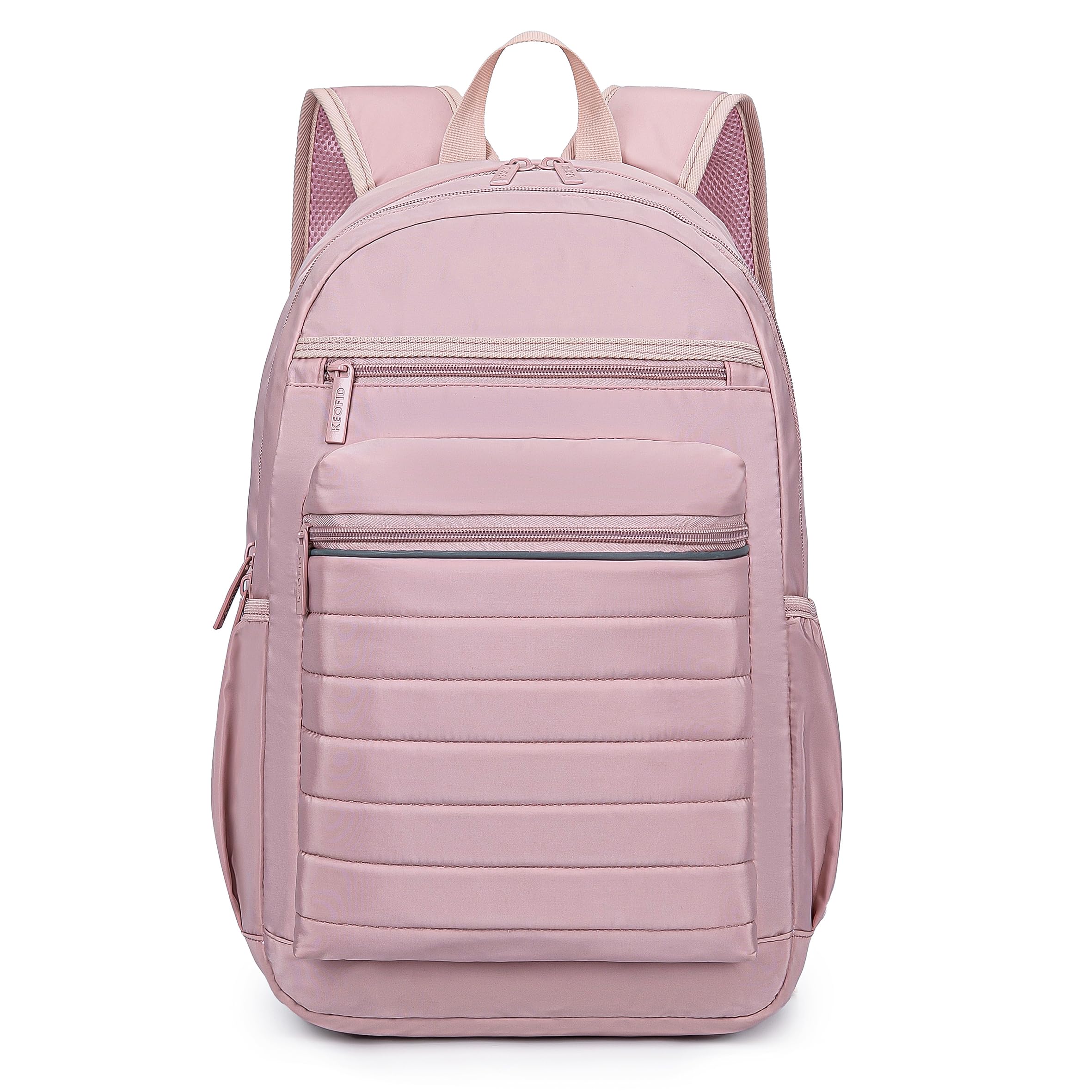 KEOFID Anti-Thief Travel Backpack for Men and Women, Backpack Purse for Women, Fashion Backpack, Casual Backpack for College(Light Pink)