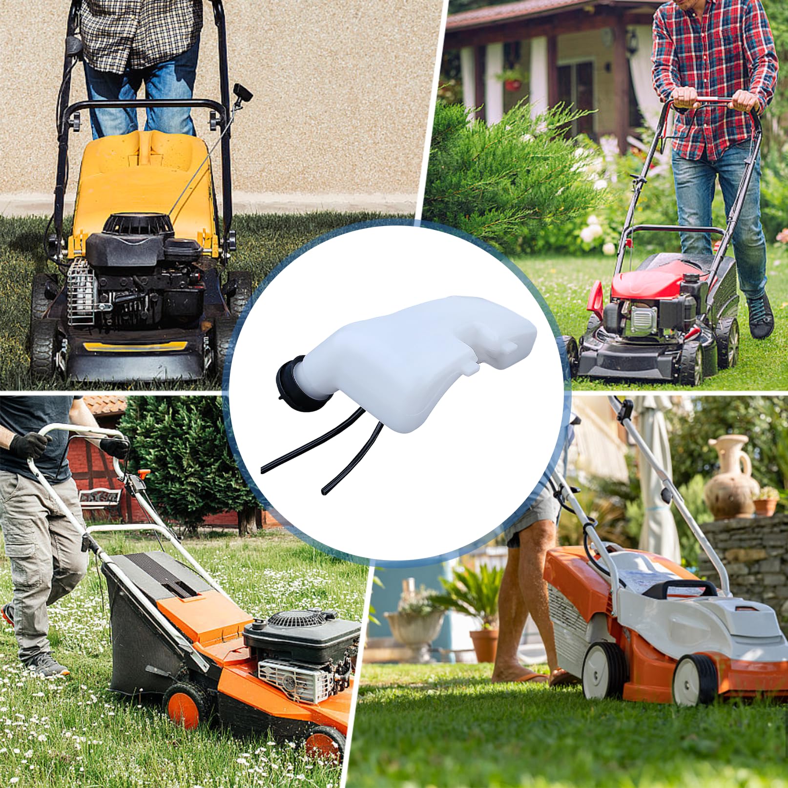 AUMEL 4137 350 0410 New Gas Tank Fuel Tank For Stihl FS80 FS80R FS85 HT75 FC75 FC85 FS75 KM85 FS74 FH75 KW85 Trimmer Brushcutter with Cap.