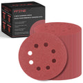 VFINE 100 PCS 5 Inch Sanding Disc 80 Grit, 8 Hole Sandpaper Hook and Loop Sanding Pads Round Orbital Sandpaper for Random Orbital Sander
