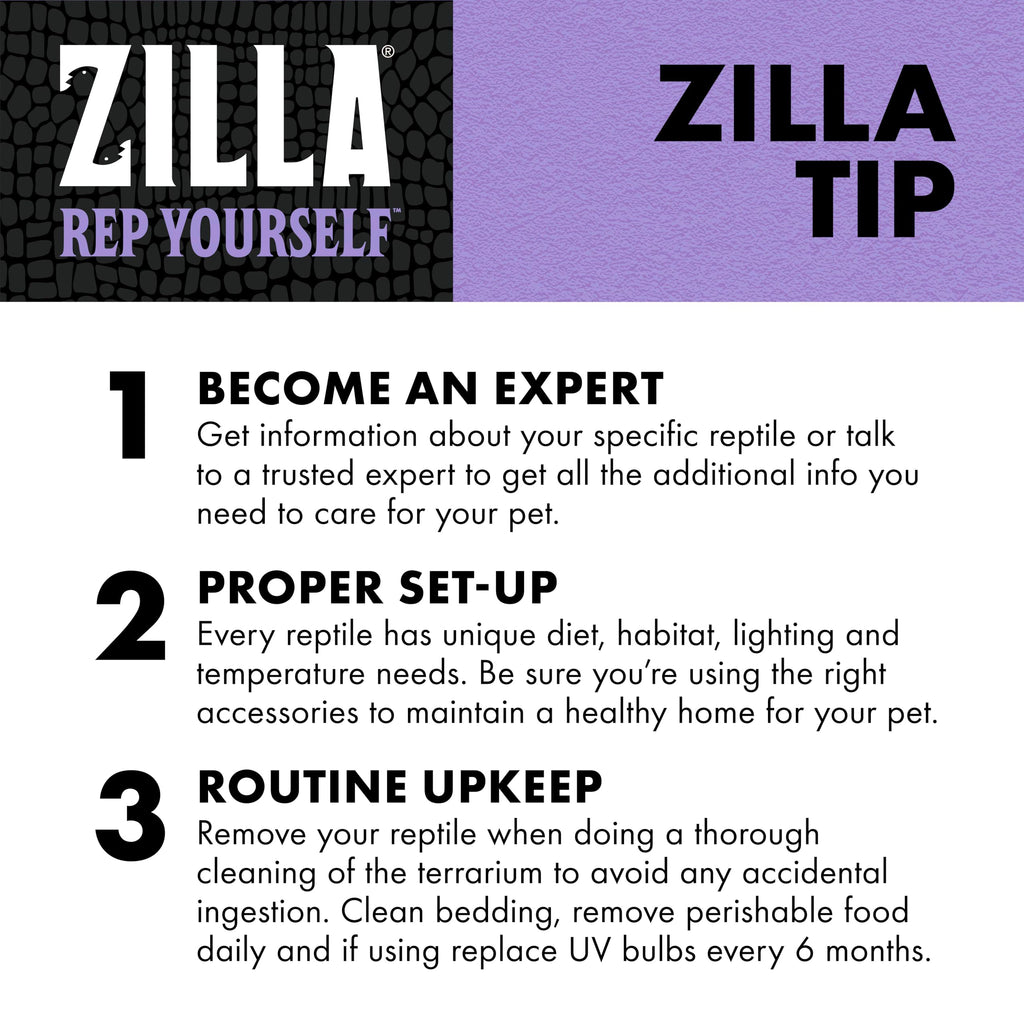 Zilla Reptile Terrarium Cleaner, 2 x 7.4 x 2
