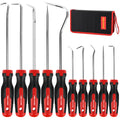 TOOLEAGUE 10Pcs Pick and Hook Set with Scraper and Magnetic Telescoping Tool Kit