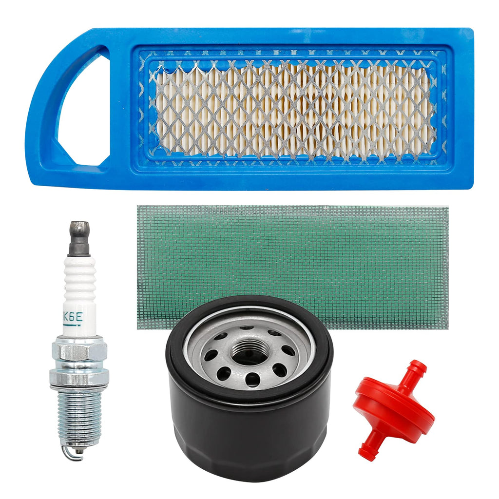 Vkinman GY20573 M149171 Air Filter with AM125424 Oil Filter Replacement for John Deere A100 LA105 LA110 LA115 X110 Z225 Lawn Mower L100 L105 L107 L108 L1742 Lawn Tractor