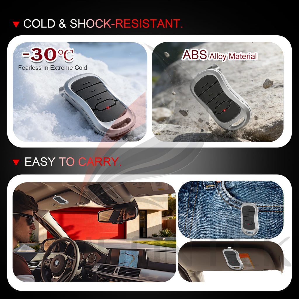 2 for Genie Garage Door Remote G3T-R/G3T-BX/G3T-A IntelliCode【3 Year Warranty】