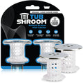 TubShroom Chrome Edition Revolutionary Tub Drain Protector Hair Catcher, Strainer, Snare, 2 Pack Chrome 2 Pack