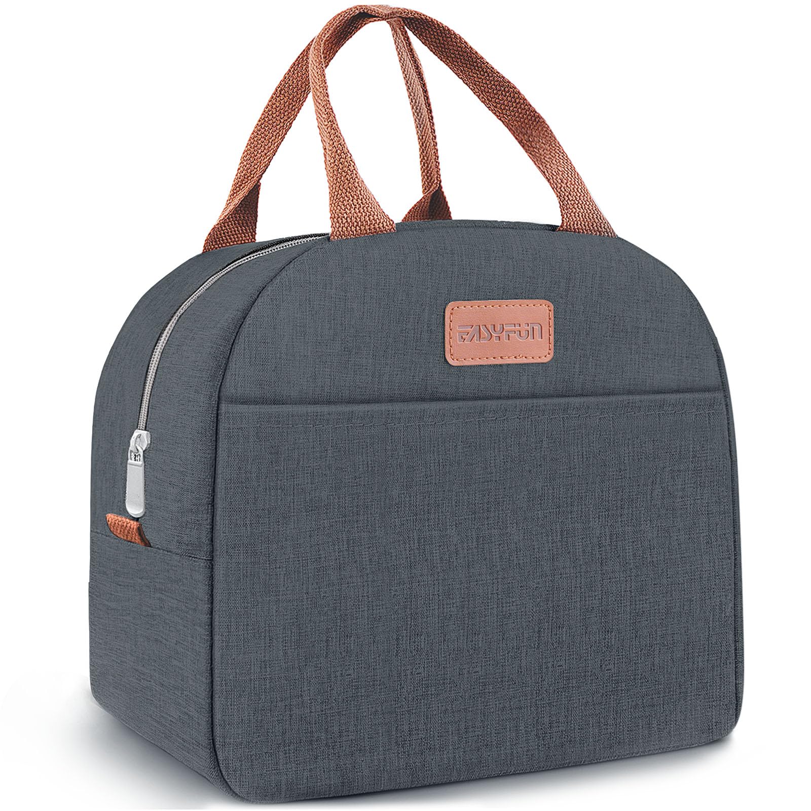 Lunch Bag for Women & Men Adult Insulated Lunch Box, Small Leakproof Cooler Food Lunch Containers Reusable High Capacity Lunch Tote Bags for Work, Travel, Outdoor