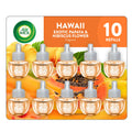 Air Wick Plug In Scented Oil 10 Refills, Hawaii, Eco Friendly, Essential Oils, Air Freshener