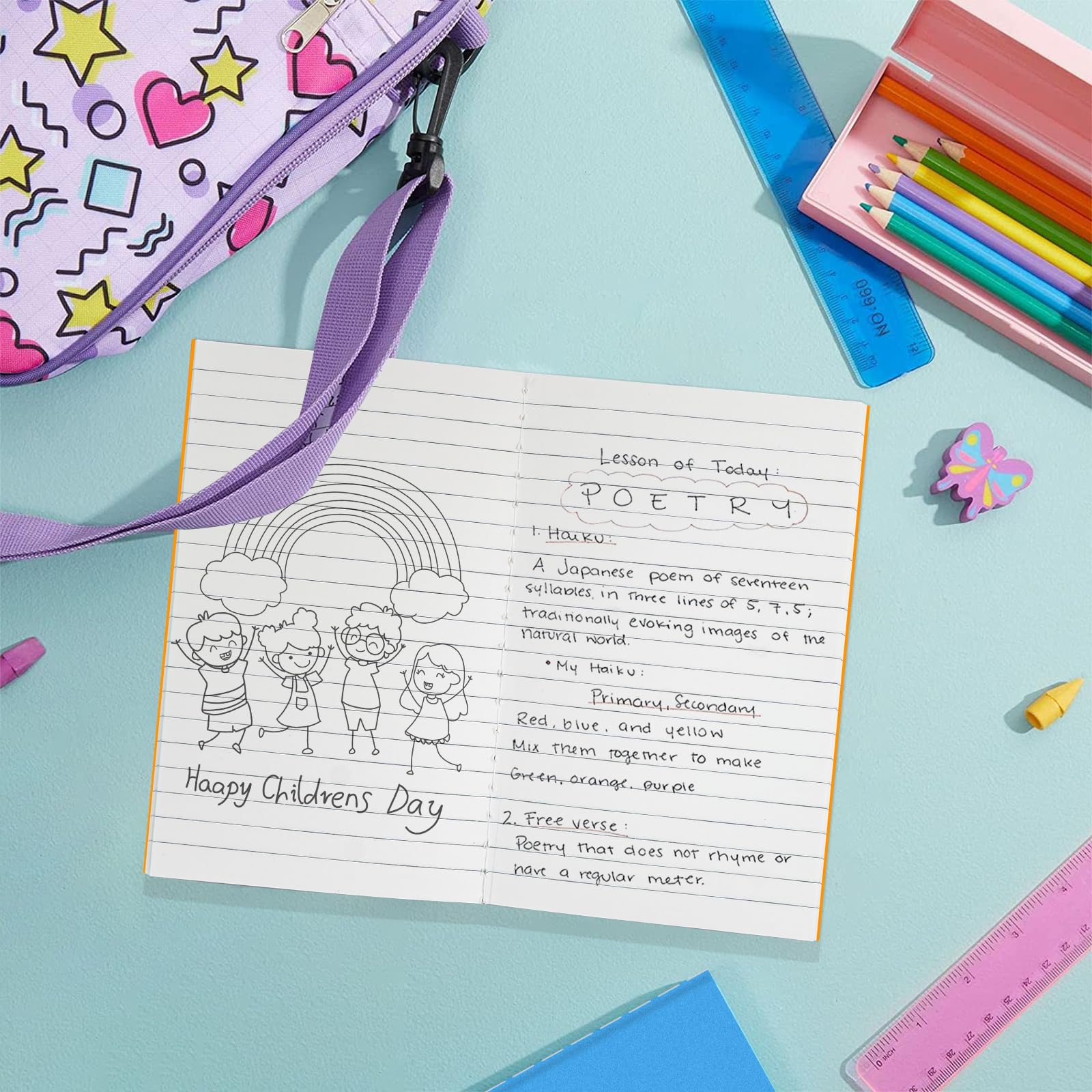 60 Pcs A6 Mini Notebooks Bulk, Small Pocket Notebooks, Colorful Lined Notepad, Journal Memo Notepad for Kids, Students, Traveler, School Supplies, 3.5 x 5.5 Inch, 24 Sheets/48 Pages, 20 Color