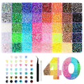 40 Colors Rhinestones Bedazzling Kit, 32000 Pcs 3mm/4mm/5mm Flatback Gems With Tools, Bling DIY Craft Supplies for Clothing Shoes Nails Book Diamond Art